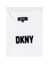 DKNY Bluza D35S32 M Bela Regular Fit - Pepit.si