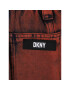 DKNY Jeans hlače D34B02 D Bakrena Regular Fit - Pepit.si