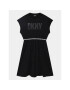 DKNY Vsakodnevna obleka D32898 D Črna Regular Fit - Pepit.si