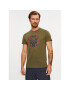 Dynafit Majica Graphic Co M S/S Tee 08-70998 Khaki Regular Fit - Pepit.si