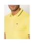 Emporio Armani Polo majica 8N1F2B 1JPTZ 0255 Rumena Slim Fit - Pepit.si