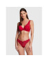 Emporio Armani Underwear Braziljske spodnje hlačke 164589 2F206 16874 Bordo rdeča - Pepit.si