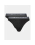 Emporio Armani Underwear Set 2 parov brazilskih spodnjih hlačk 163337 4R227 00020 Črna - Pepit.si