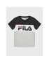 Fila Majica College Station FAK0063 Pisana Regular Fit - Pepit.si