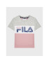 Fila Majica College Station FAK0063 Roza Regular Fit - Pepit.si