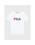 Fila Majica Solberg FAT0109 Bela Regular Fit - Pepit.si