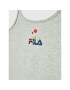 Fila Vsakodnevna obleka Thale Spaghetti FAT0014 Siva Slim Fit - Pepit.si