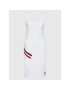 Fila Vsakodnevna obleka Zusam FAW0157 Bela Slim Fit - Pepit.si