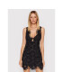 For Love & Lemons Cocktail obleka Malika CD2700 Črna Slim Fit - Pepit.si