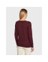 Fransa Pulover Susann 20611381 Bordo rdeča Relaxed Fit - Pepit.si