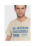 G-Star Raw Majica Original Label D22204-336-D309 Bež Regular Fit - Pepit.si