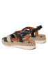 Geox Espadrile D Eolie D D25SRD 043ZI C9999 Črna - Pepit.si