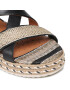 Geox Espadrile D Eolie D D25SRD 043ZI C9999 Črna - Pepit.si