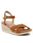 Geox Espadrile D Ischia Corda C D02HHC 00022 C2021 Rjava - Pepit.si