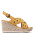 Geox Espadrile D Ponza A D15GVA 00022 C2006 Rumena - Pepit.si