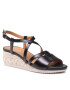 Geox Espadrile D Ischia Corda D35HHA 00043 C9999 Črna - Pepit.si