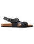 Geox Sandali U Sandal Ghita B U029VB 000BC C9999 Črna - Pepit.si