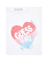 Guess Bluza A3YI03 K6YW4 Bela Regular Fit - Pepit.si