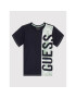 Guess Bluza L2YI22 K8HM0 Mornarsko modra Regular Fit - Pepit.si