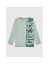 Guess Bluza L2YI22 K8HM0 Zelena Regular Fit - Pepit.si