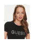 Guess Majica Bold W4RI29 J1314 Črna Slim Fit - Pepit.si