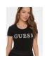 Guess Majica Pony Hair W4RI45 J1314 Črna Slim Fit - Pepit.si