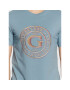 Guess Majica Round Logo M3GI11 J1314 Modra Slim Fit - Pepit.si