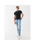 Guess Majica U97M01 K6YW1 Črna Slim Fit - Pepit.si