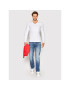 Guess Majica z dolgimi rokavi M2YI08 J1311 Bela Super Slim Fit - Pepit.si