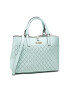 Guess Ročna torba Amara Girlfriend Satchel HWXG84 93060 Zelena - Pepit.si