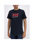 Helly Hansen Majica Logo 33979 Mornarsko modra Regular Fit - Pepit.si