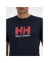 Helly Hansen Majica Logo 33979 Mornarsko modra Regular Fit - Pepit.si