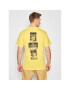 HUF Majica KILL BILL Versus TS01538 Rumena Regular Fit - Pepit.si