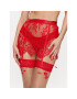 Hunkemöller Pas za samostoječe nogavice Lace Garter 200340 Rdeča - Pepit.si