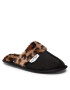 HYPE Copati Multi Womens Slip On Mule Slipper YWBS-010 Črna - Pepit.si