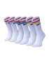 Impala Set 3 parov ženskih visokih nogavic Stripe Sock 3 Pack IM787000 Bela - Pepit.si