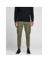 Jack&Jones Hlače iz tkanine Paul Flake 12141844 Zelena Tapered Fit - Pepit.si