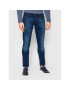 Jack&Jones Jeans hlače Glenn 12204335 Mornarsko modra Slim Fit - Pepit.si