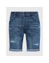 Jack&Jones Jeans kratke hlače Rick Fox 12201632 Mornarsko modra Regular Fit - Pepit.si