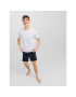 Jack&Jones Pižama 12245905 Bela Standard Fit - Pepit.si