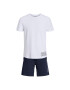 Jack&Jones Pižama 12245905 Bela Standard Fit - Pepit.si