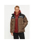 Karl Kani Puhovka KK Retro Essential Puffer 6076007 Rjava Regular Fit - Pepit.si