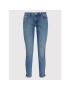 KARL LAGERFELD Jeans hlače Girlfriend Denim W/ Lacing 91KW1801 Modra Slim Fit - Pepit.si