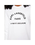 KARL LAGERFELD Jopa Address Logo 201W1801 Bela Regular Fit - Pepit.si