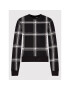 KARL LAGERFELD Jopa Check Printed 220W1806 Črna Relaxed Fit - Pepit.si