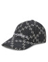 KARL LAGERFELD Kapa s šiltom K/Monogram Essential Cap 236W3408 Črna - Pepit.si