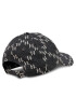 KARL LAGERFELD Kapa s šiltom K/Monogram Essential Cap 236W3408 Črna - Pepit.si