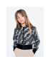 Karl Lagerfeld Kids Bomber jakna Z16148 D Črna Regular Fit - Pepit.si