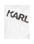 KARL LAGERFELD Majica Karl Logo Regular T-Shirt 230M2211 Bela Regular Fit - Pepit.si