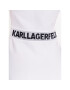 KARL LAGERFELD Pletena obleka 231W1359 Bela Regular Fit - Pepit.si